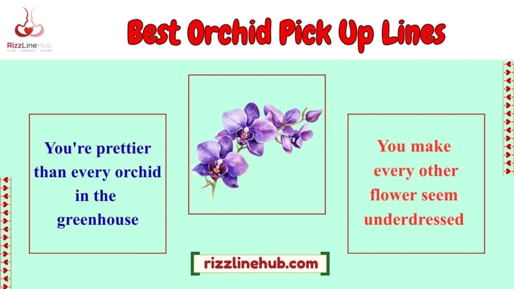 Best Orchid Pick Up Lines