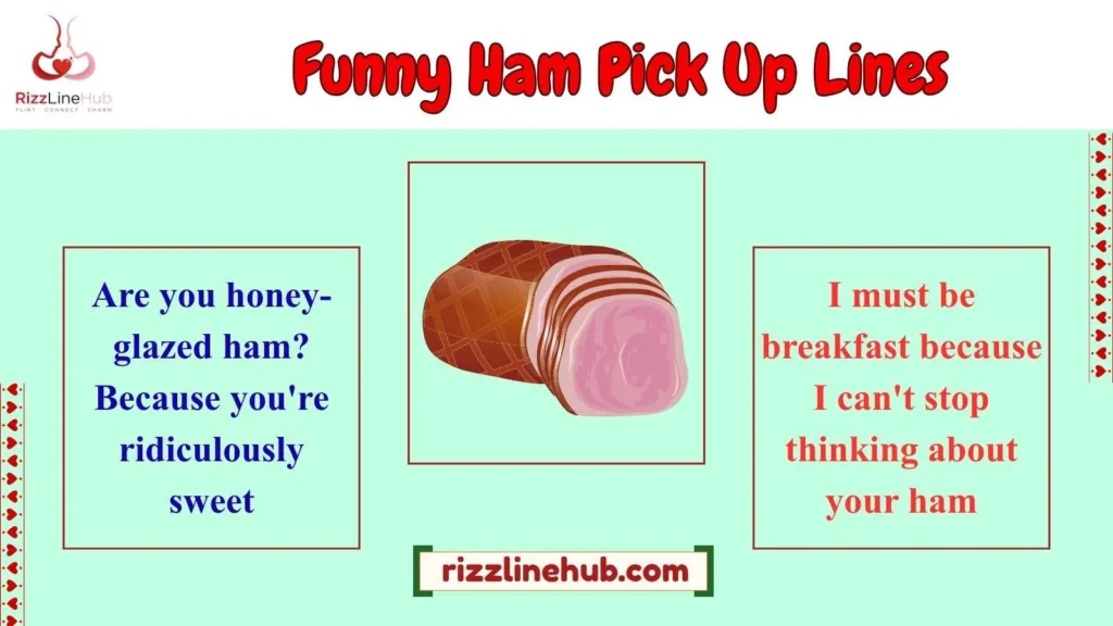 Funny Ham Pick Up Lines
