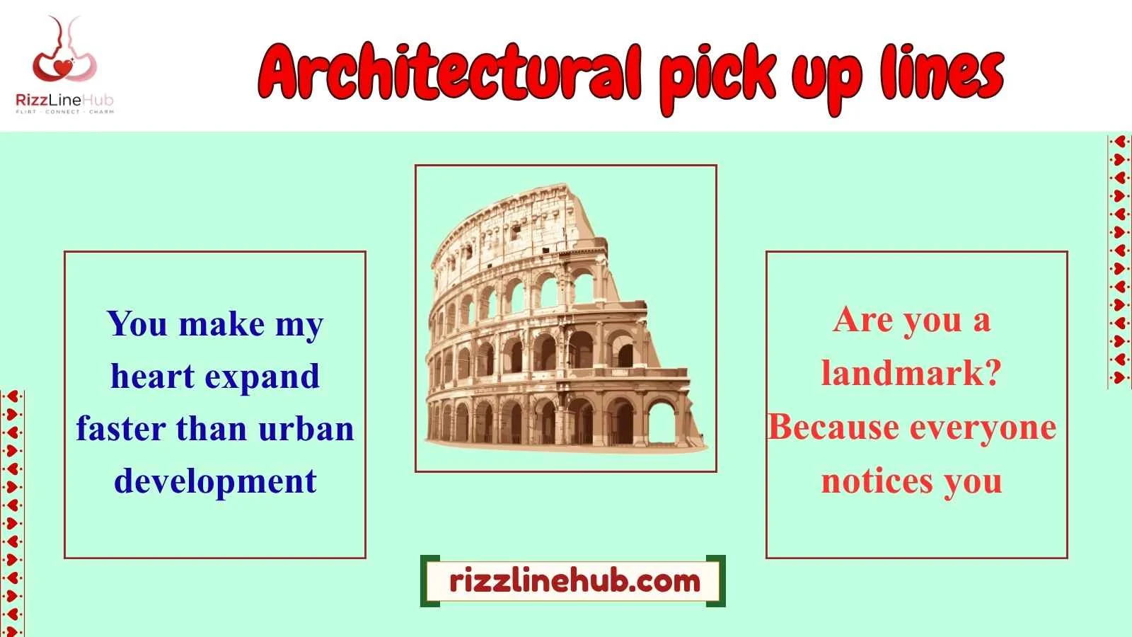 architectural pick up lines