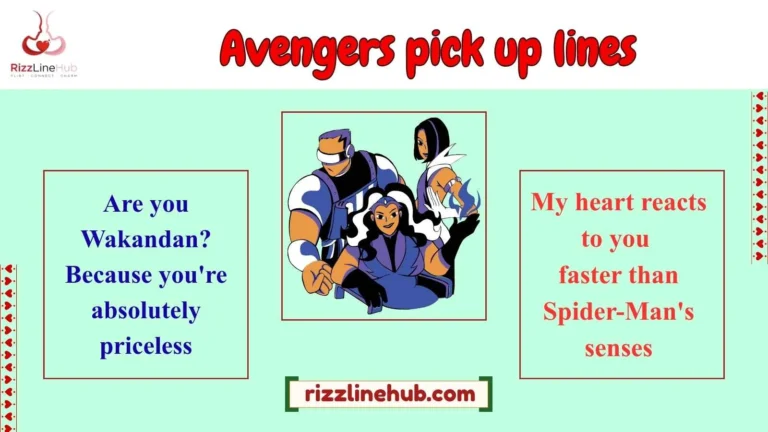 avengers pick up lines