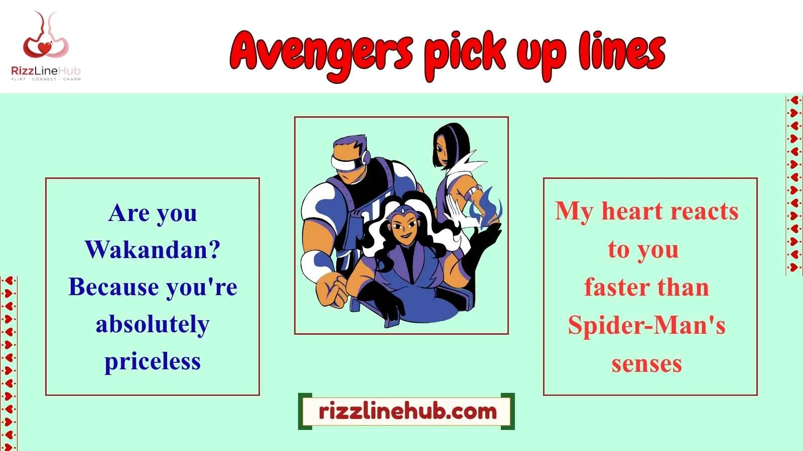 avengers pick up lines