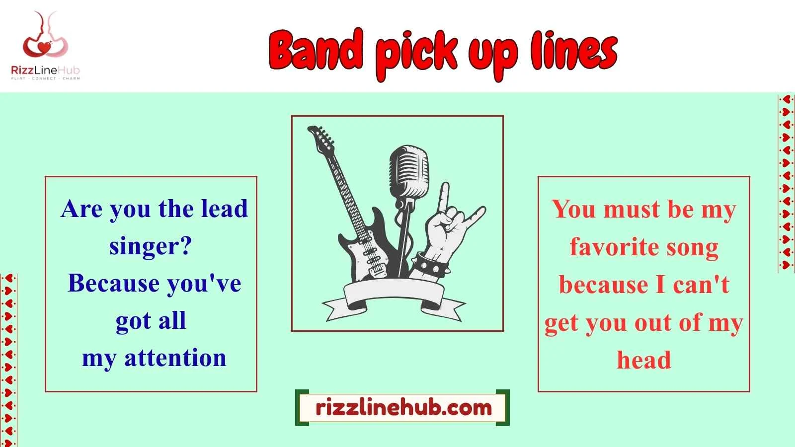 band pick up lines