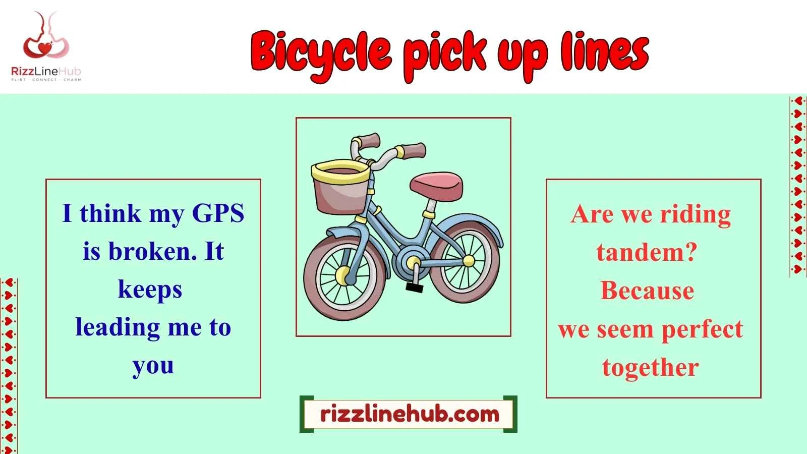 bicycle pick up lines