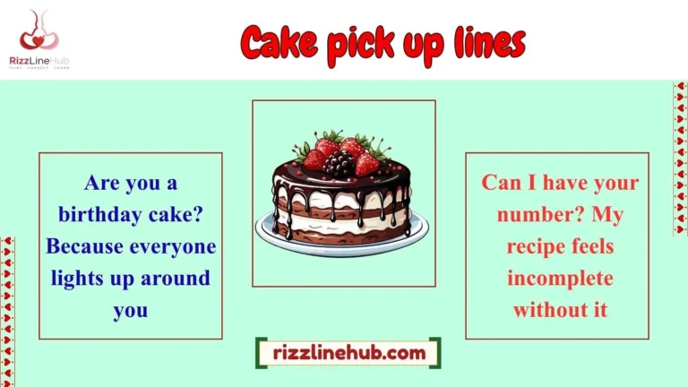 cake pick up lines