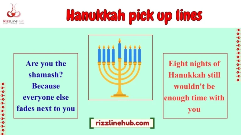 hanukkah pick up lines