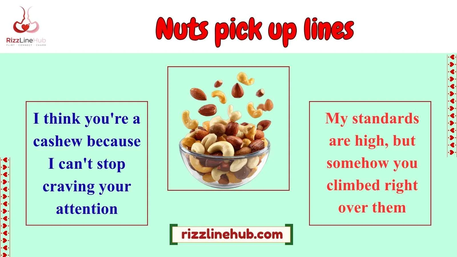 nuts pick up lines