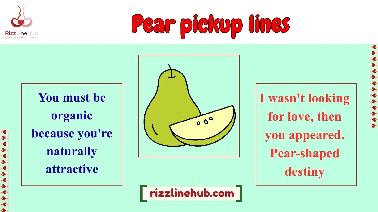 pear pickup lines