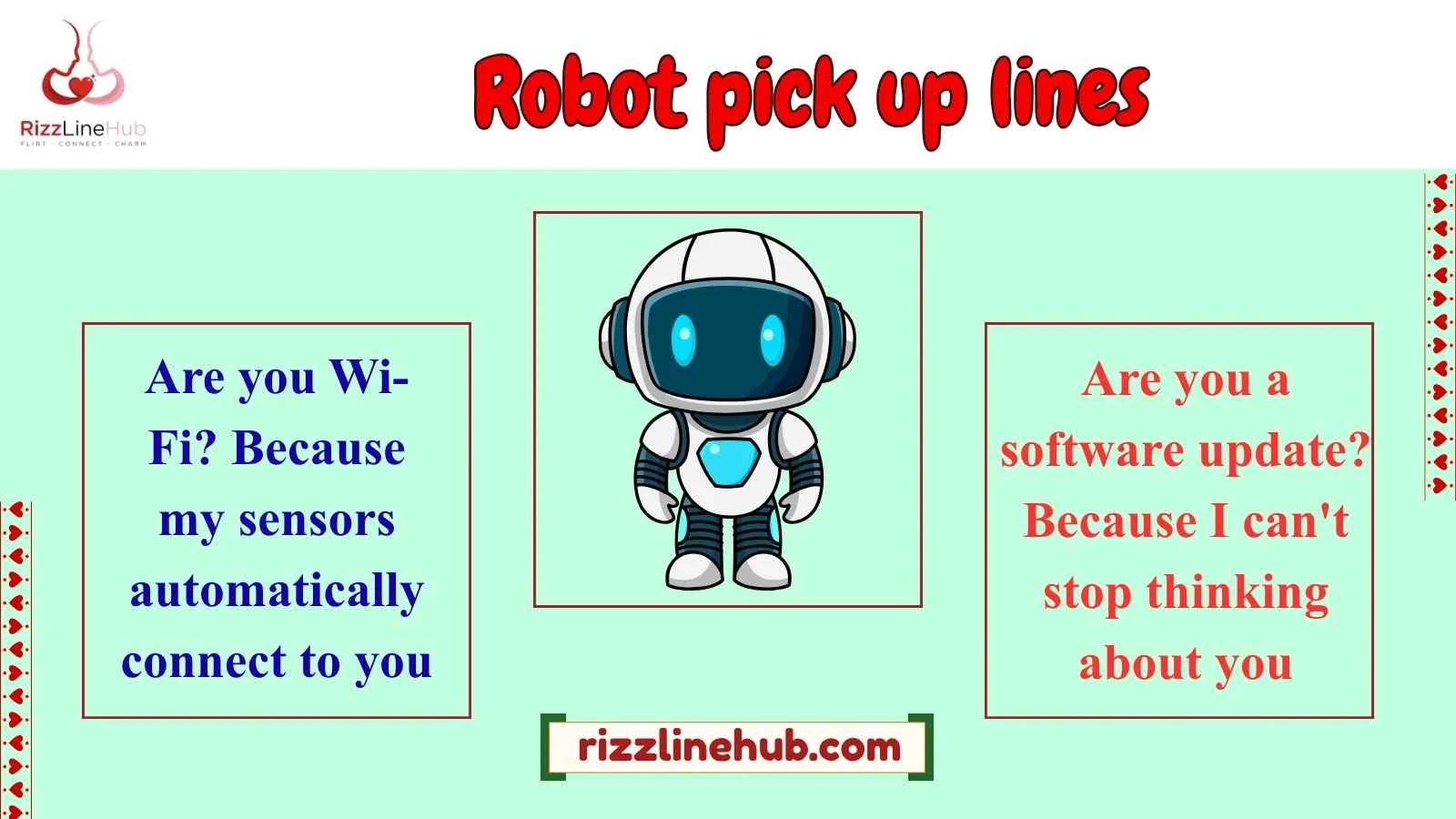 robot pick up lines