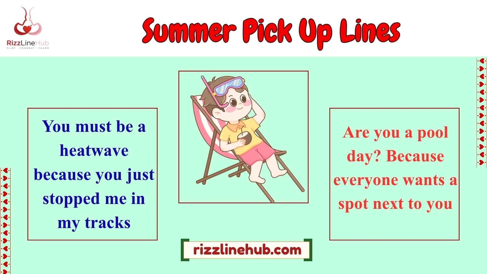 summer pick up lines