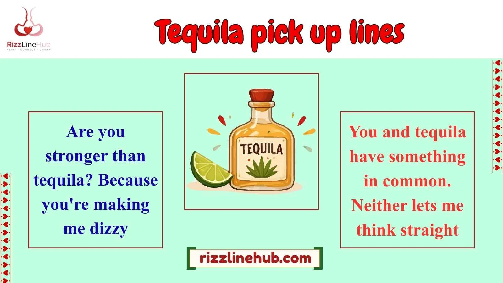 tequila pick up lines