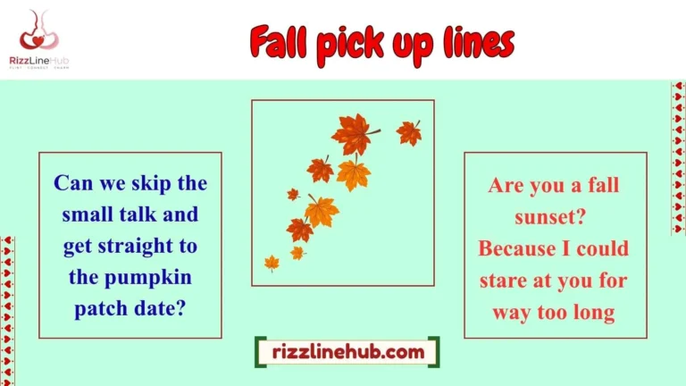 fall pick up lines