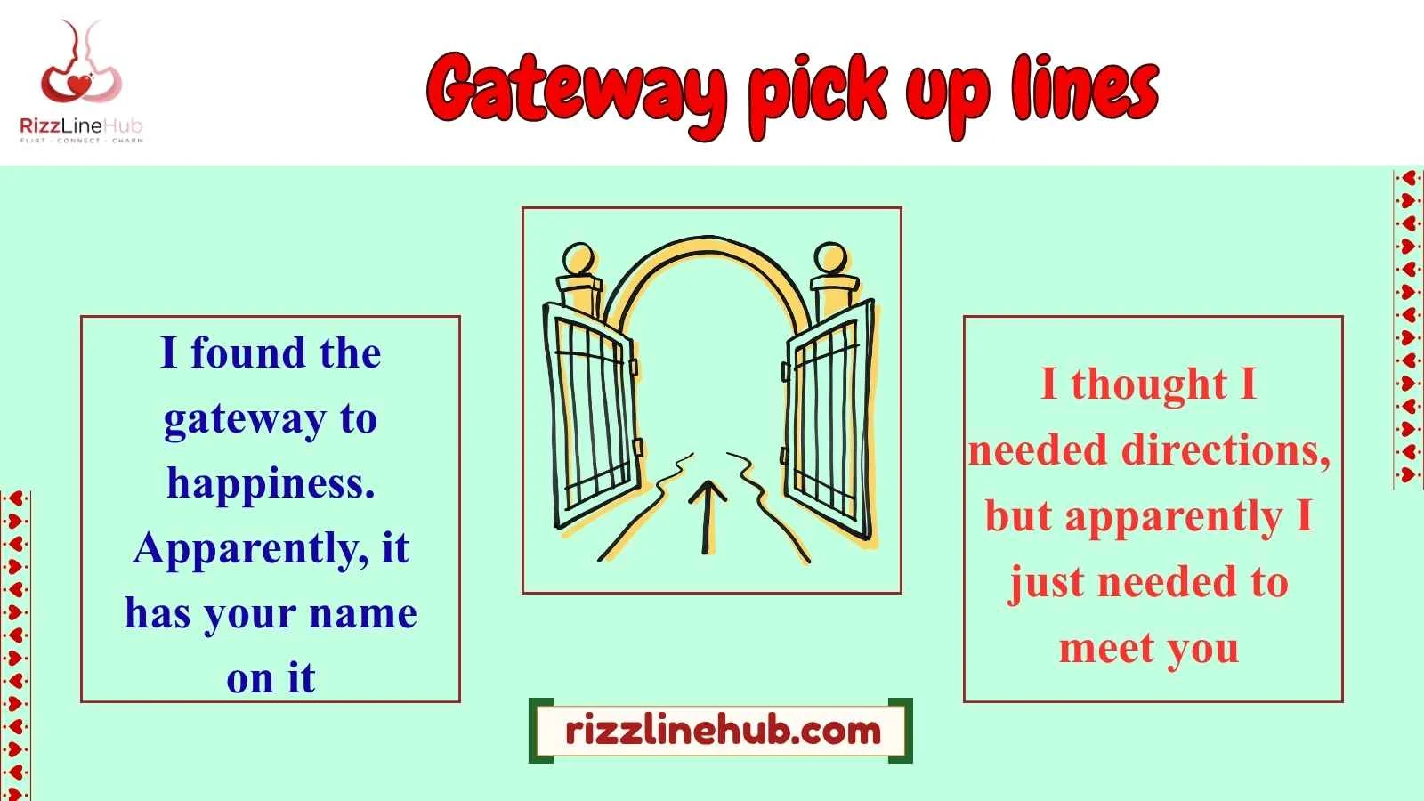 gateway pick up lines