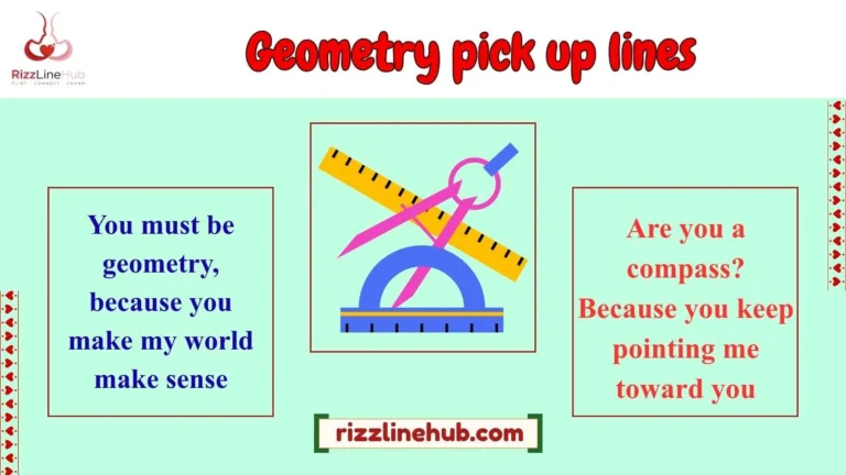 geometry pick up lines