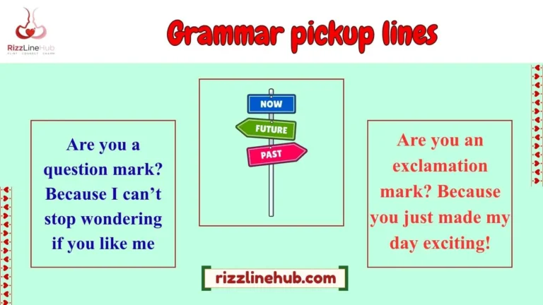 grammar pickup lines