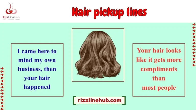 hair pickup lines
