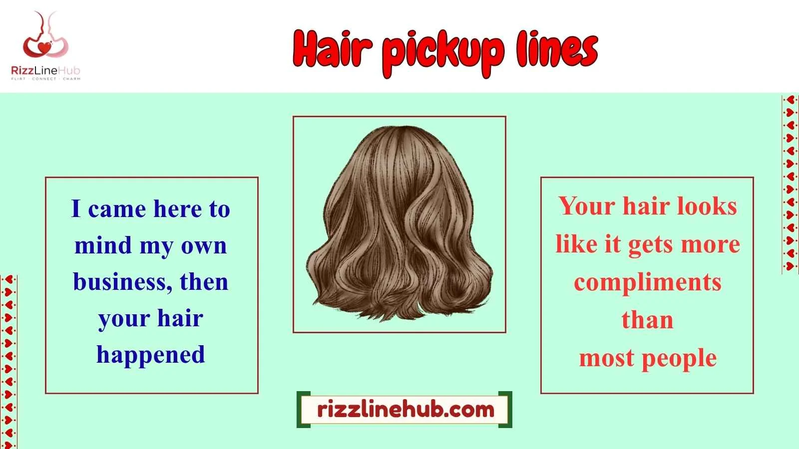 hair pickup lines