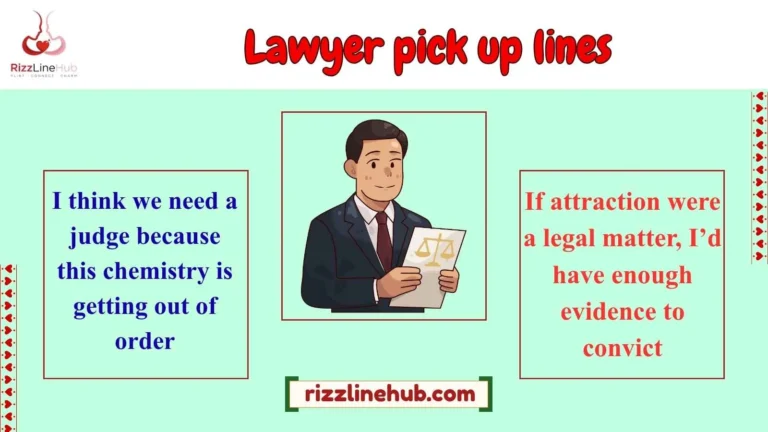 lawyer pick up lines